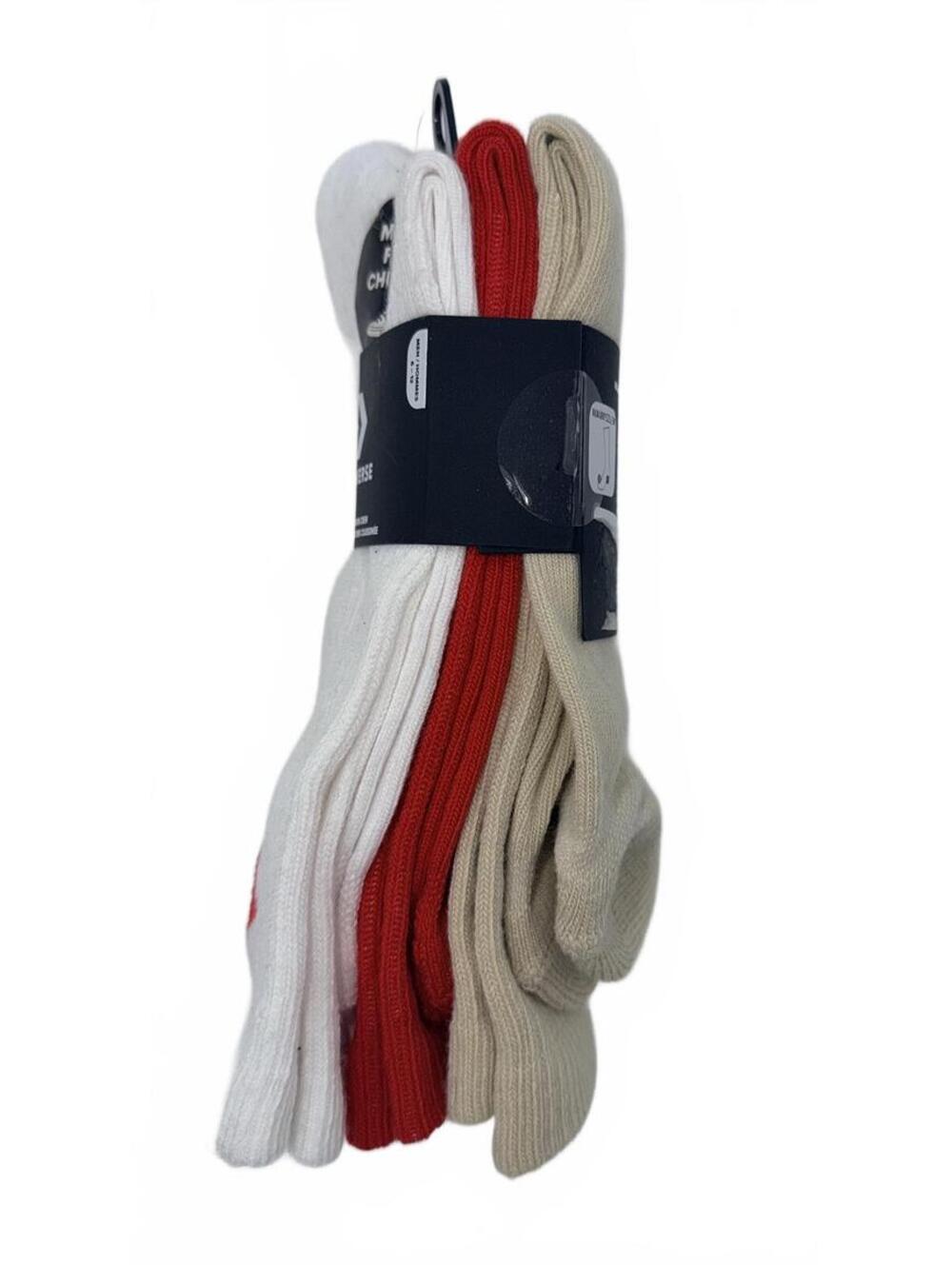 Converse Half Cushion Crew Socks Men's Size 6-12 3-Pack - Picture 3 of 3